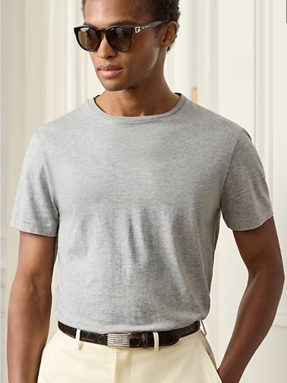 Ralph Lauren Lisle Crewneck T-Shirt Purple Label Men's Size XL EUC